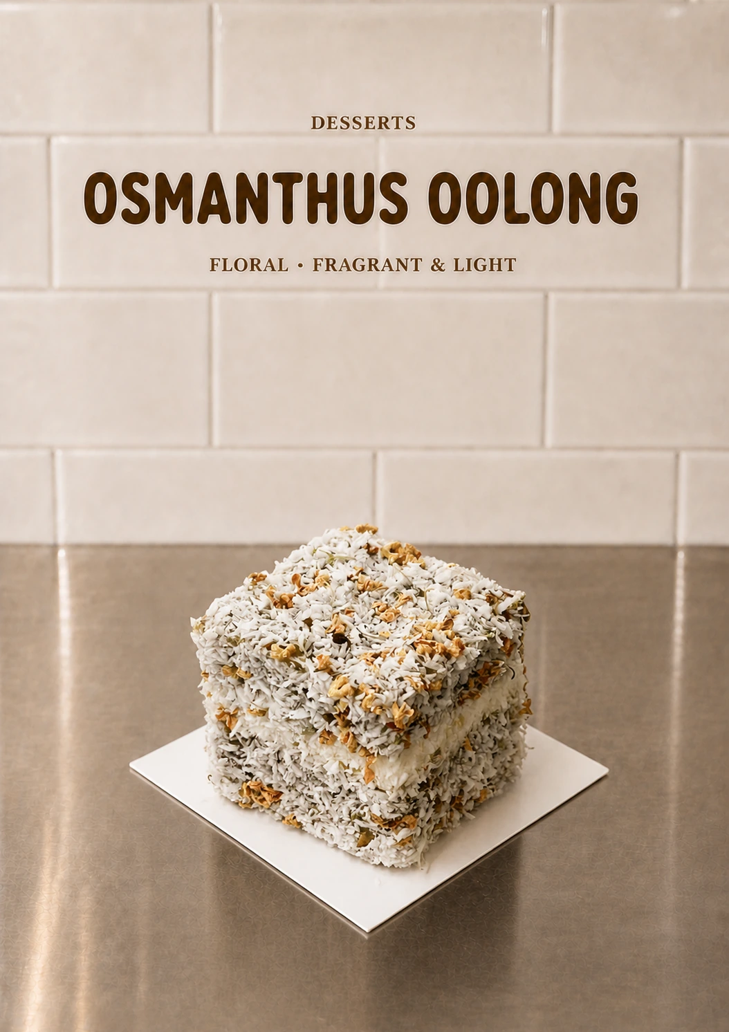 Osmanthus Oolong · 桂花乌龙拉明顿