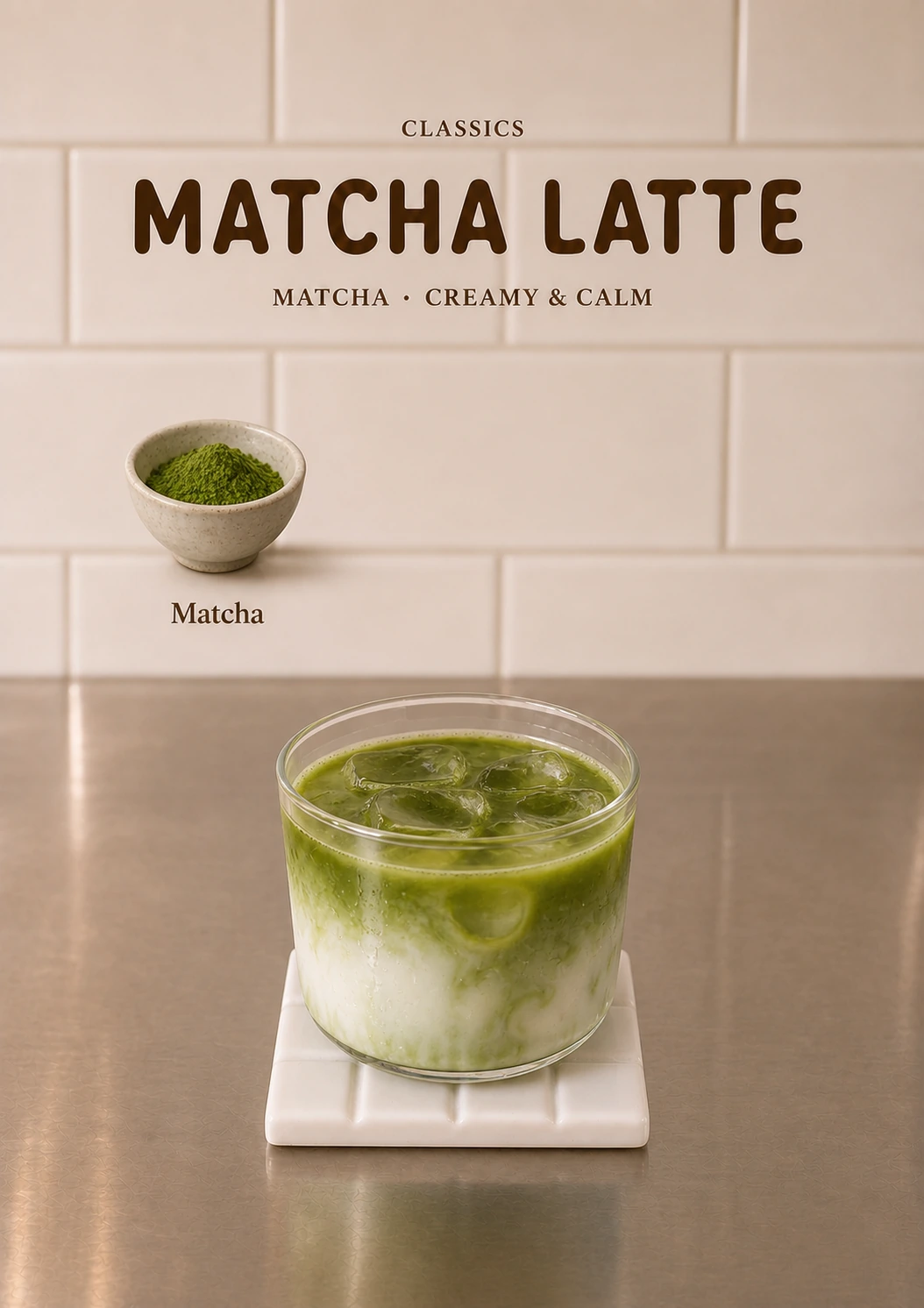 Matcha Latte · 抹茶拿铁